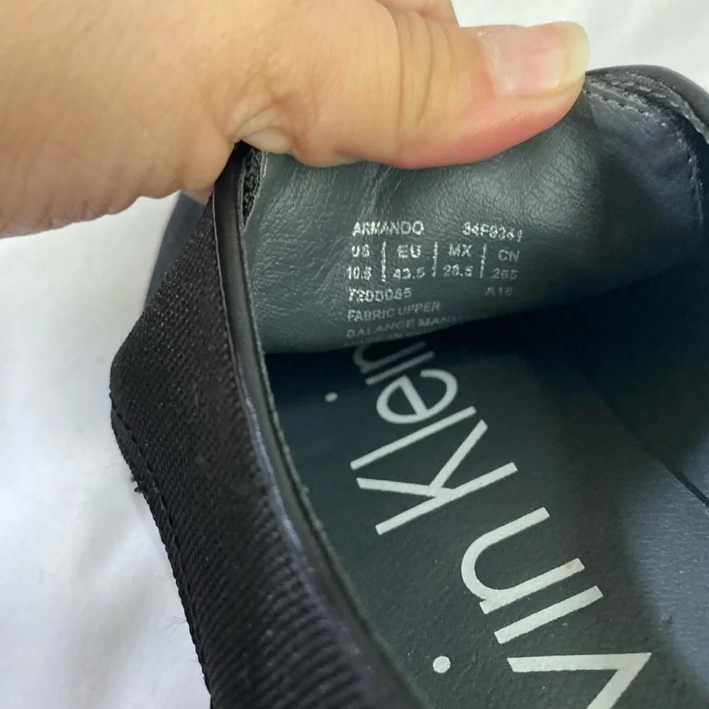 CALVIN KLEIN Armando Black Oxford Men’s Shoes. Size 10.5